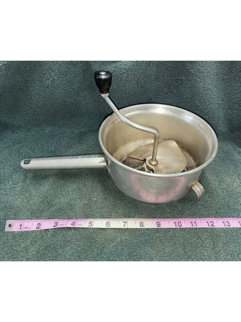 VTG 1970s Kitchen Food Strainer Ricer Masher by Foley Complete #t